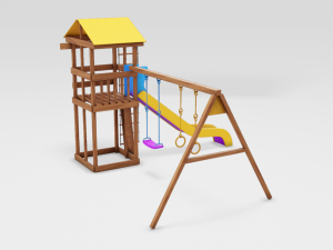 playground cheerful color 3D Model