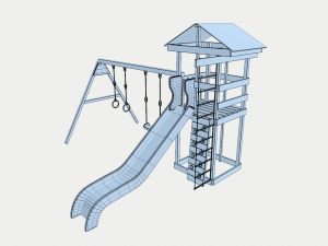 playground cheerful color 3D Model