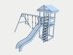 playground cheerful color 3D Model
