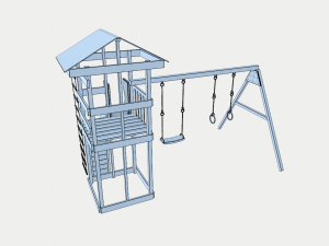 playground cheerful color 3D Model