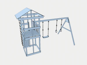 playground cheerful color 3D Model