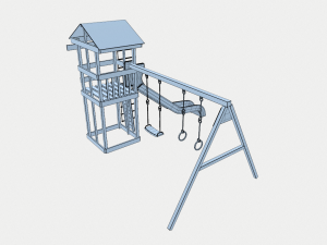 playground cheerful color 3D Model