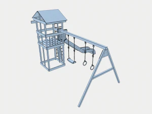 playground cheerful color 3D Model