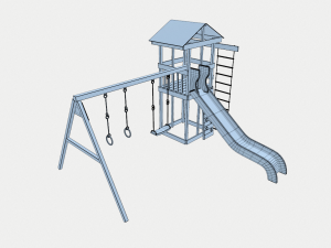 playground cheerful color 3D Model