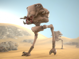 as ts awful monster skeleton 3D 모델