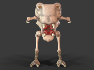 as ts awful monster skeleton 3D 모델