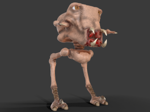 as ts awful monster skeleton 3D 모델
