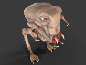as ts awful monster skeleton 3D 모델