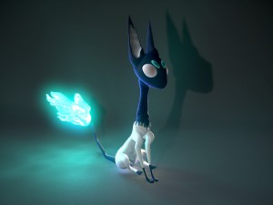 sphinx with cold magic 3D Model