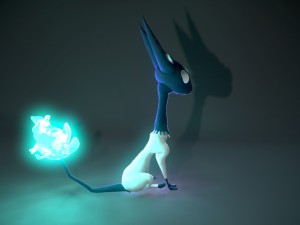 sphinx with cold magic 3D Model