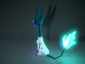 sphinx with cold magic 3D Model