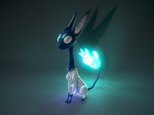sphinx with cold magic 3D Model