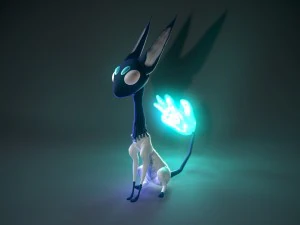 sphinx with cold magic 3D Model