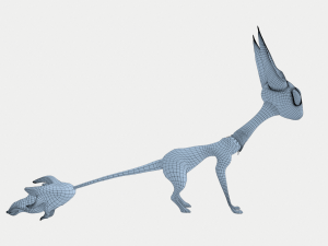 sphinx with cold magic 3D Model