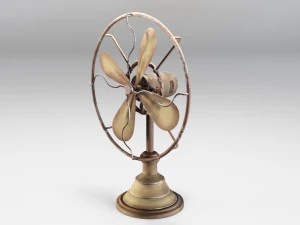 인공 호흡기 복고풍 3D 모델