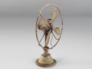 인공 호흡기 복고풍 3D 모델