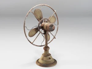 인공 호흡기 복고풍 3D 모델