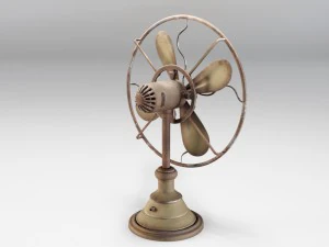 인공 호흡기 복고풍 3D 모델