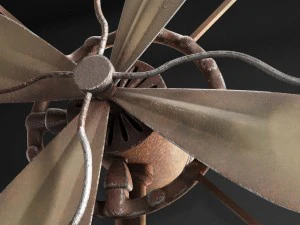 인공 호흡기 복고풍 3D 모델