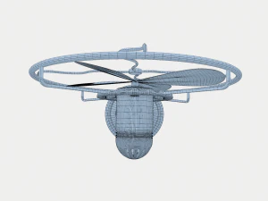 인공 호흡기 복고풍 3D 모델