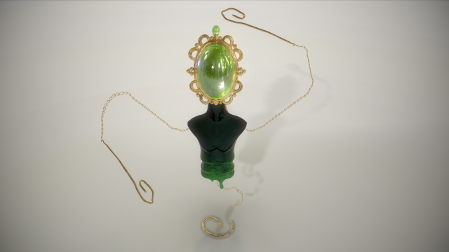 monstrous decoration Model 3D .c4d .max .obj .3ds .fbx .stl .blend