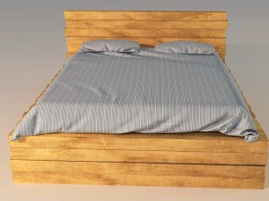 ロフトベッド 3Dモデル