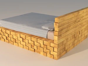 ロフトベッド 3Dモデル