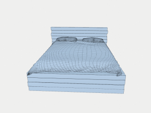 loft bed 3D Model