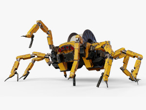 mechanical spider Model 3D