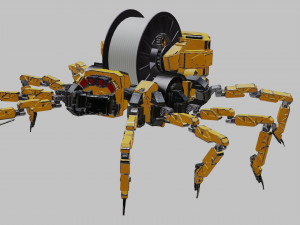 mechanical spider 3D-Modell