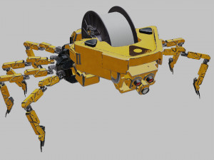 mechanical spider 3D-Modell