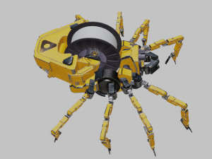 mechanical spider 3D-Modell