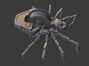 mechanical spider 3D-Modell