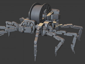 mechanical spider 3D-Modell