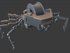 mechanical spider 3D Model