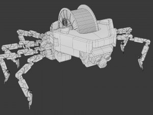 mechanical spider 3D-Modell