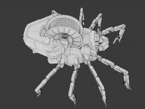 mechanical spider 3D-Modell