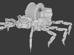 mechanical spider 3D-Modell