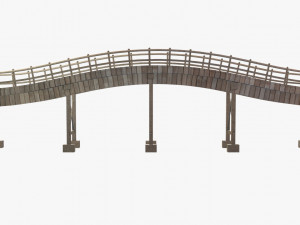 wooden bridge Modelo 3D