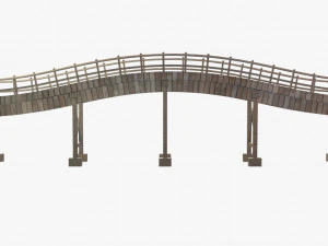 wooden bridge 3D Model