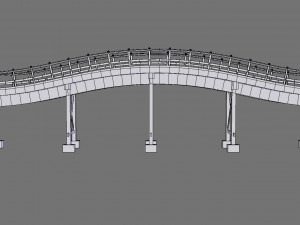 wooden bridge Modelo 3D