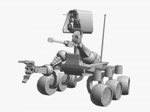 惑星探査車 3Dモデル