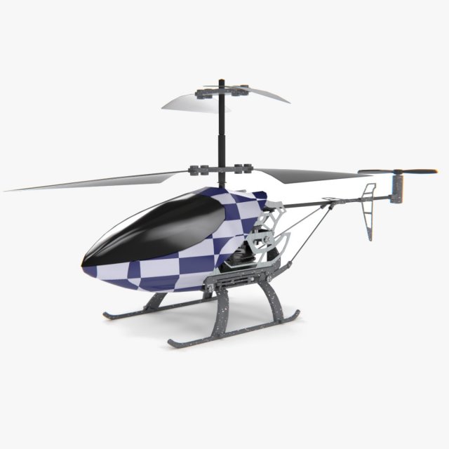 remote controlled helicopter 3Dモデル .c4d .max .obj .3ds .fbx .stl .blend 
