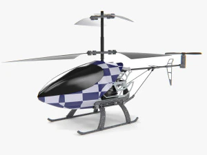 remote controlled helicopter 3D Model