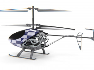 remote controlled helicopter 3Dモデル