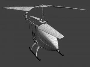 remote controlled helicopter 3D Model