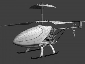 remote controlled helicopter 3Dモデル