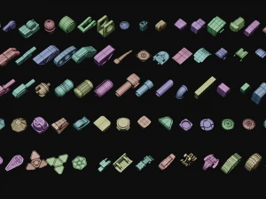 mecha kitbash 3D Model