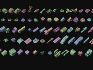 mecha kitbash 3D Model