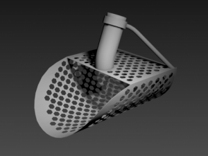 scoop Modelo 3D